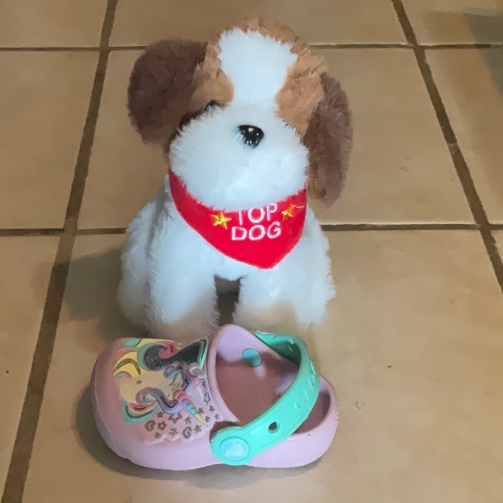 CROCS Kids' Unicorn Clog in Purple and Teal